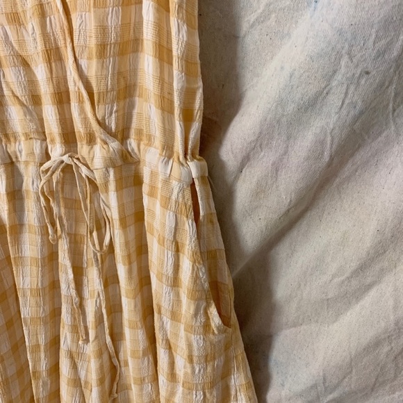 Priced to Sell - Christy Dawn Yellow and White Plaid Jumpsuit - Picture 9 of 12